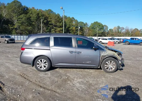 2014 Honda Odyssey Ex z USA, uszkodzony, nr VIN 5FNRL5H42EB008564